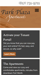 Mobile Screenshot of parkplazaapts4u.com